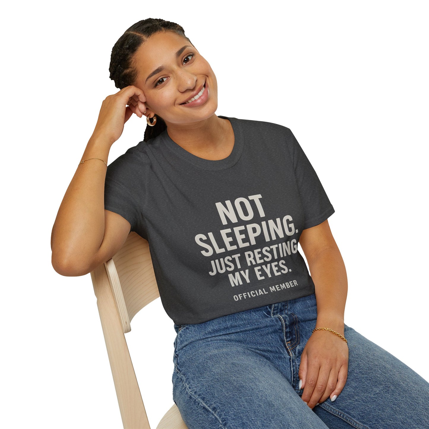 Just Resting My Eyes Dad Humor Graphic Tee