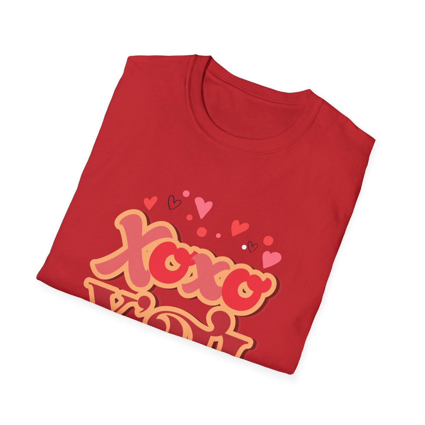 Retro Xoxo Y'all T-Shirt | Groovy Hearts Southern Charm Love Tee | Sweet Valentine's Day & Galentine's Gift | Trendy Hugs & Kisses Shirt