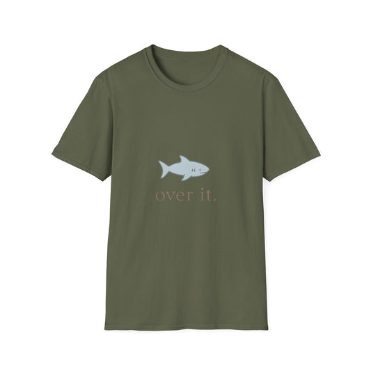 Over It. Minimal Shark Tee