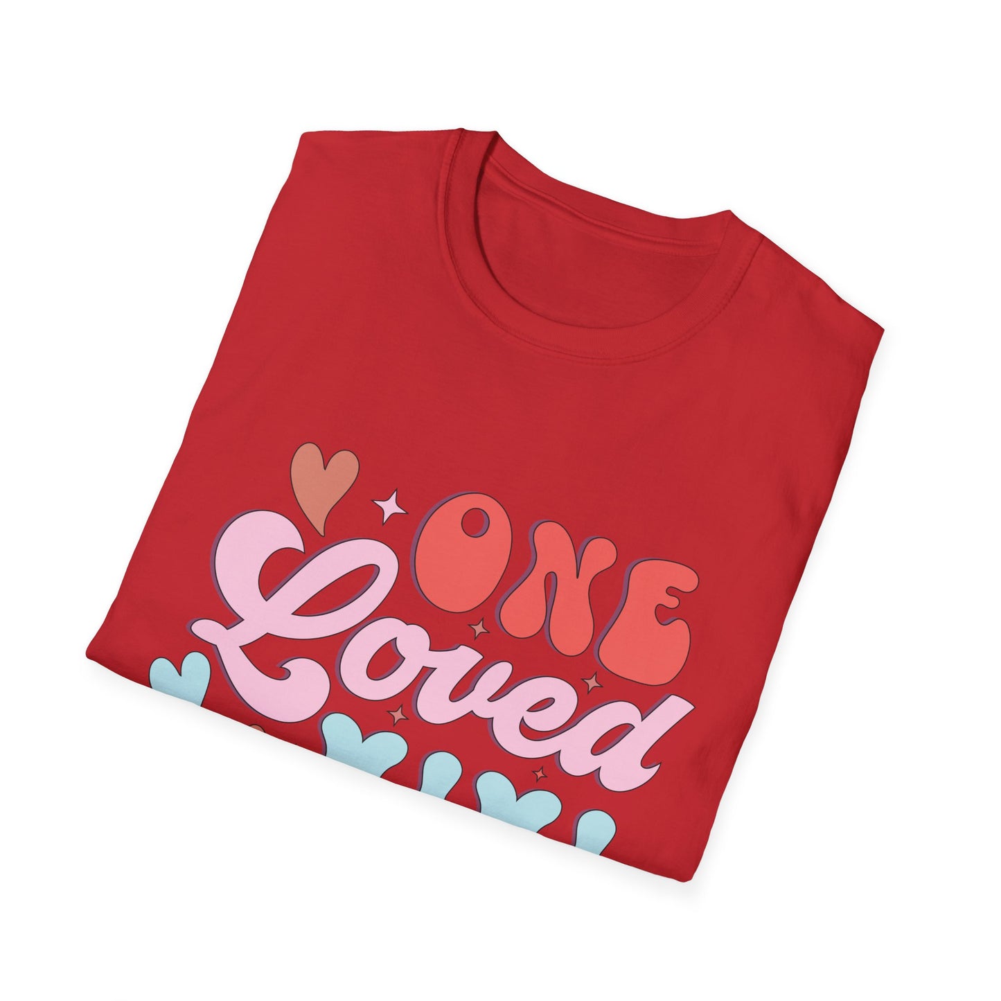 ONE Loved MIMI T-Shirt | Adorable Retro Groovy Grandma Gift | Sweet Mother's Day Grandparent Tee