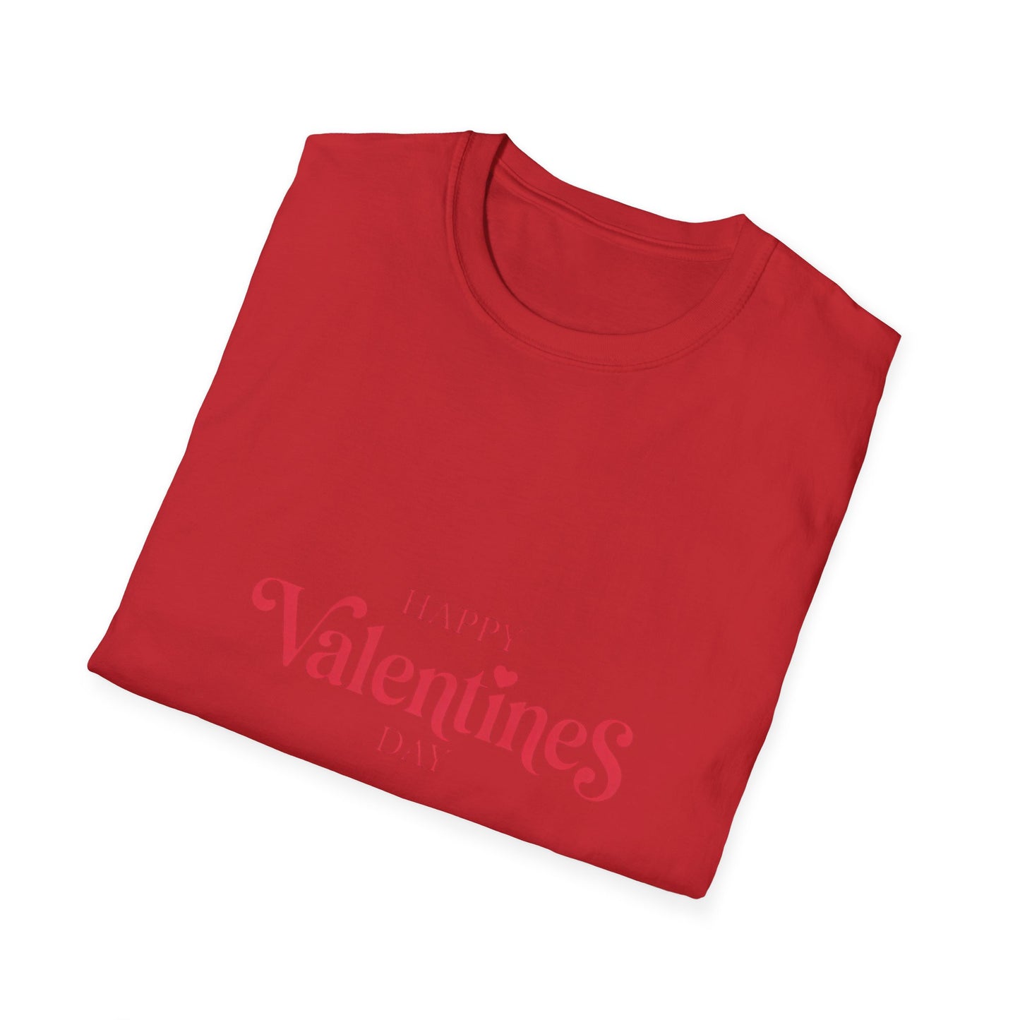 Charming Happy Valentines Day T-Shirt | Romantic Red Heart Love Tee | Perfect Gift for Her, Him & Couples