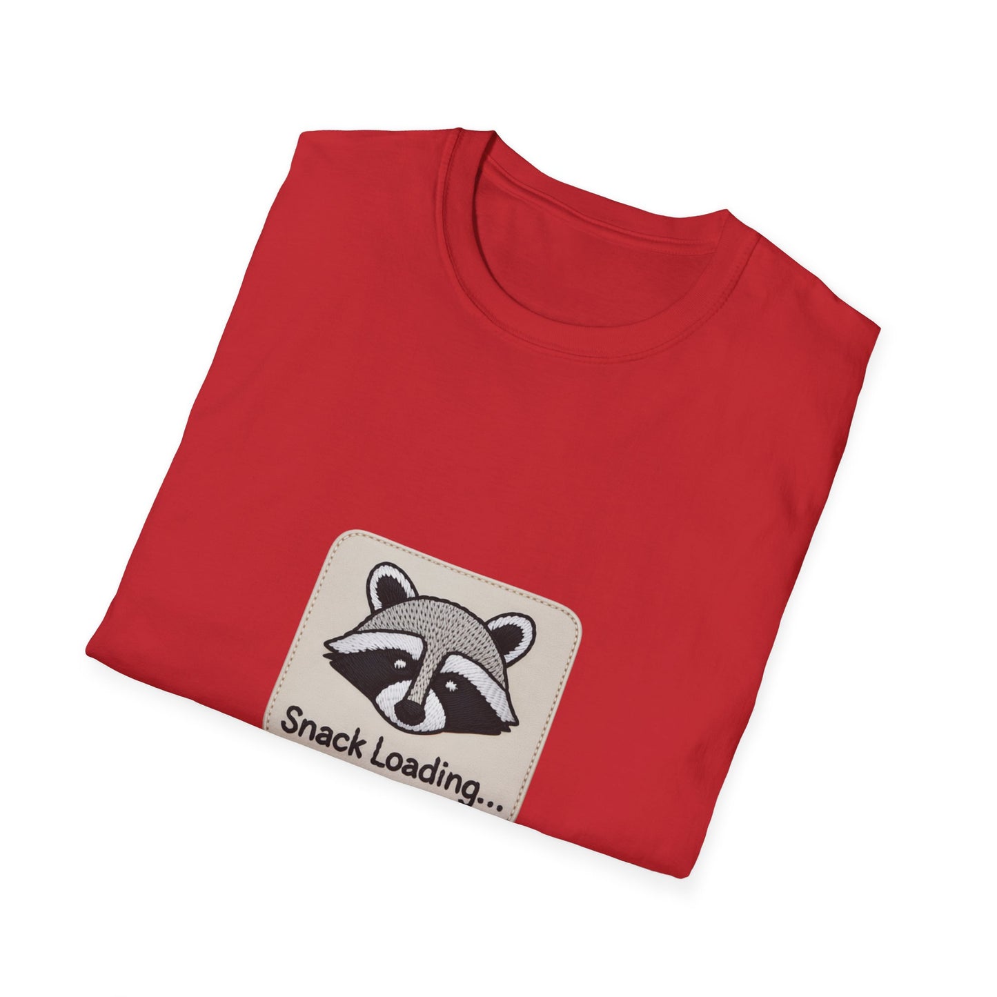 Epic Raccoon 'Snack Loading' T-Shirt | Funny Foodie Animal Lover Gift Tee