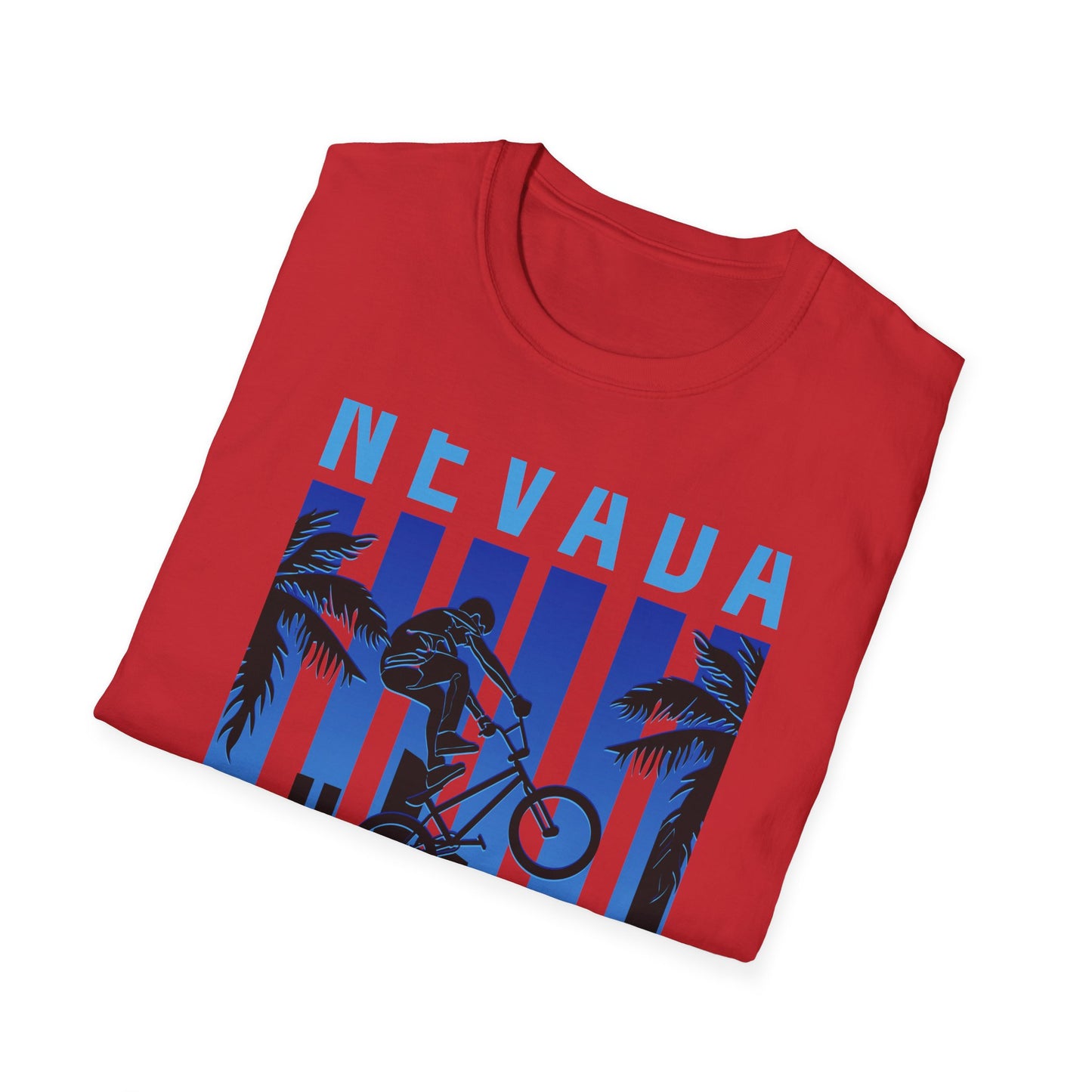 Dynamic Nevada BMX Freestyle Club T-Shirt | Official Est. 2021 Rider Apparel with City & Palm Design