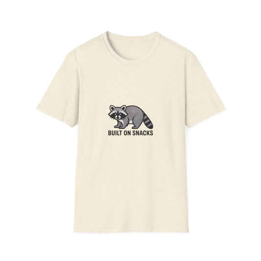 Hilarious 'I'm Up To Snacks' Raccoon T-Shirt | Cute Animal Lover Tee | Funny & Trendy Graphic Tee Gift
