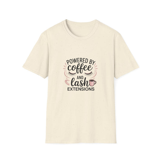 Coffee & Lash Extensions T-Shirt - Chic Beauty Lover Tee for Women | Cozy Lash Artist Gift | Trendy Eyelash Enthusiast Top
