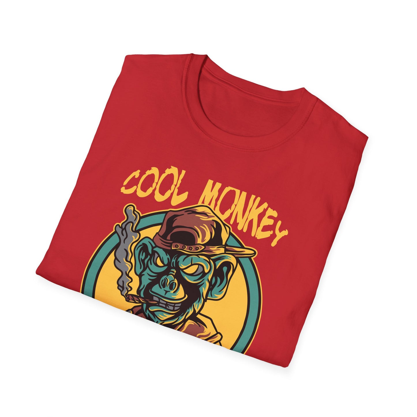 Awesome Cool Monkey T-Shirt | Edgy Streetwear Graphic Tee | Unique Urban Animal Print for Men & Women