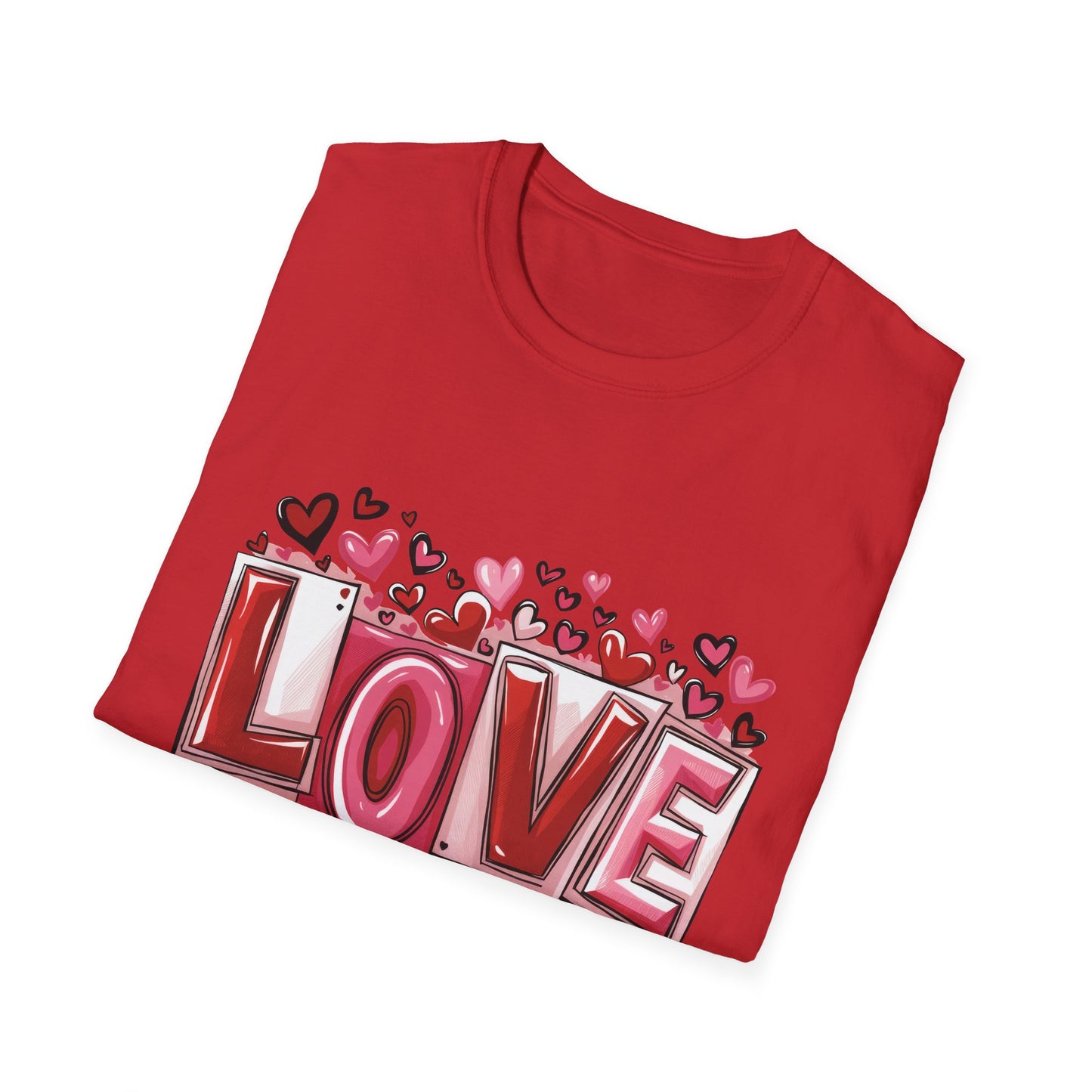 Charming LOVE Hearts T-Shirt | Perfect Valentine's Day & Anniversary Gift | Express Your Love Sweet Design Tee