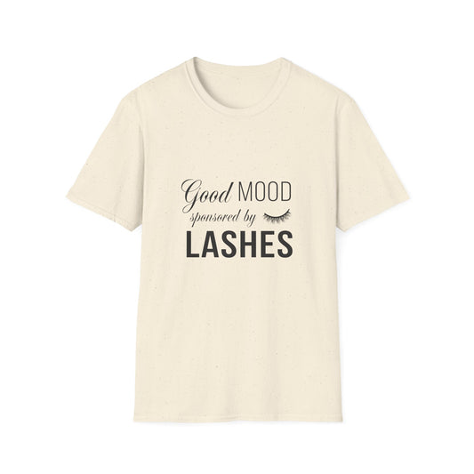 Good Mood Sponsored by Lashes T-Shirt | Chic Beauty Lover Tee | Fabulous Lash Fan Gift for Women