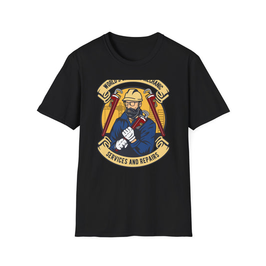 Epic World's Greatest Mechanic T-Shirt - Master Handyman, Repair & Service Pro | Awesome Tradesman Gift Idea
