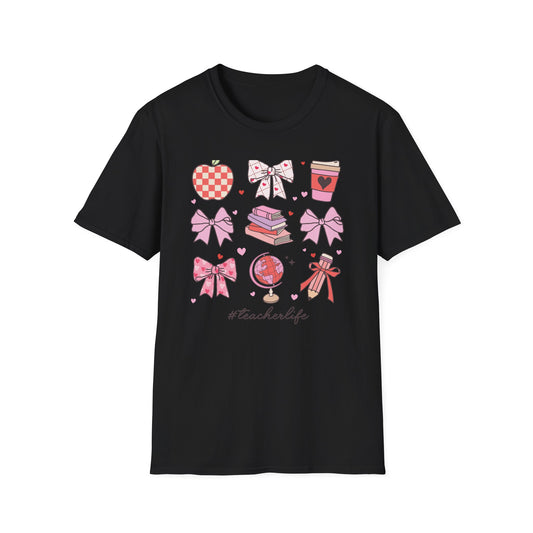 Adorable #TeacherLife T-Shirt - Cute Educator Gift for Back to School & Appreciation Day! Cozy & Inspiring Design