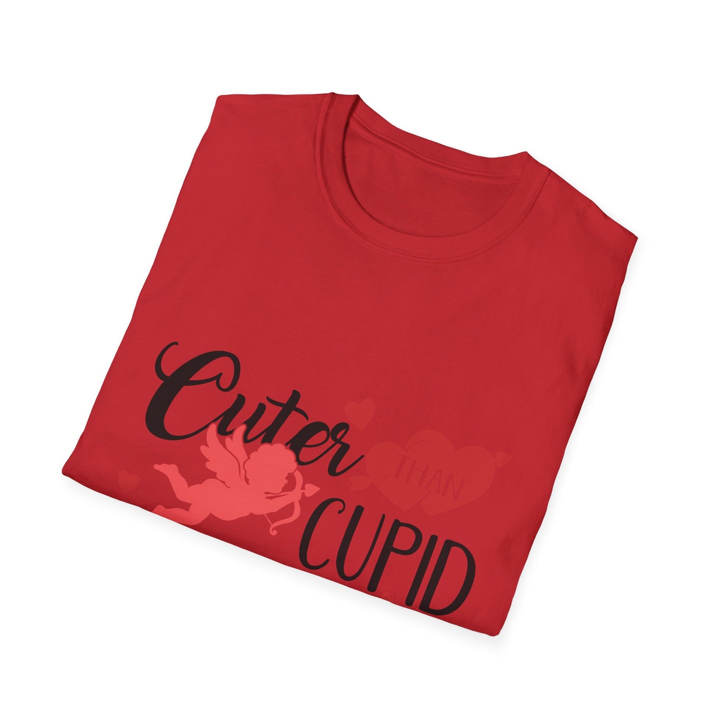 Love You More Than Abstract Funny T-Shirt | Unique Cupid Hearts Valentine's Day Tee | Romantic & Humorous Gift