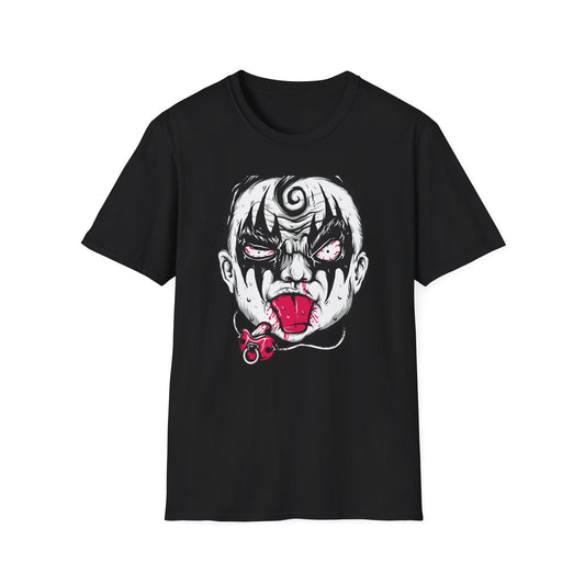 Unleash Your Inner Rocker: Epic Demon Baby T-Shirt - KISS-Inspired Edgy Infant Tee for Metal & Punk Fans