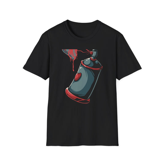 Expressive Graffiti Love T-Shirt | Spray Paint Heart Urban Art Tee | Bold Street Style Graphic for Artists