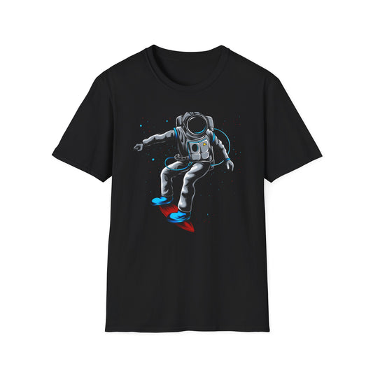 Epic Astronaut Space Surfer T-Shirt | Unique Cosmic Adventure Tee for Sci-Fi Fans & Explorers
