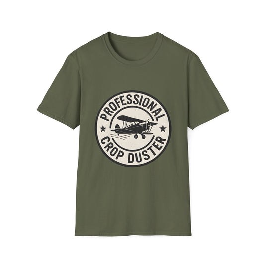 Professional Crop Duster Vintage Badge Tee