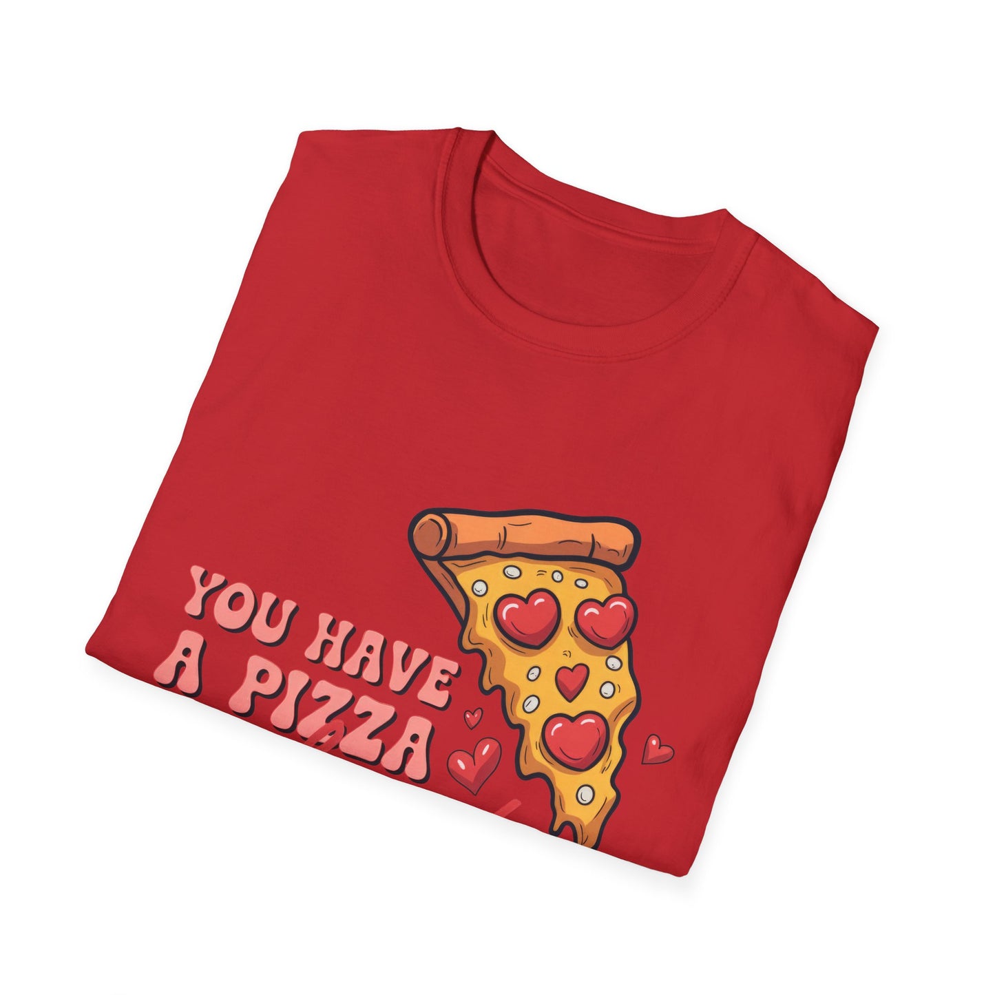 Adorable 'You Have a Pizza My Heart' T-Shirt - Cute Valentine's Day Love Gift for Foodies & Couples