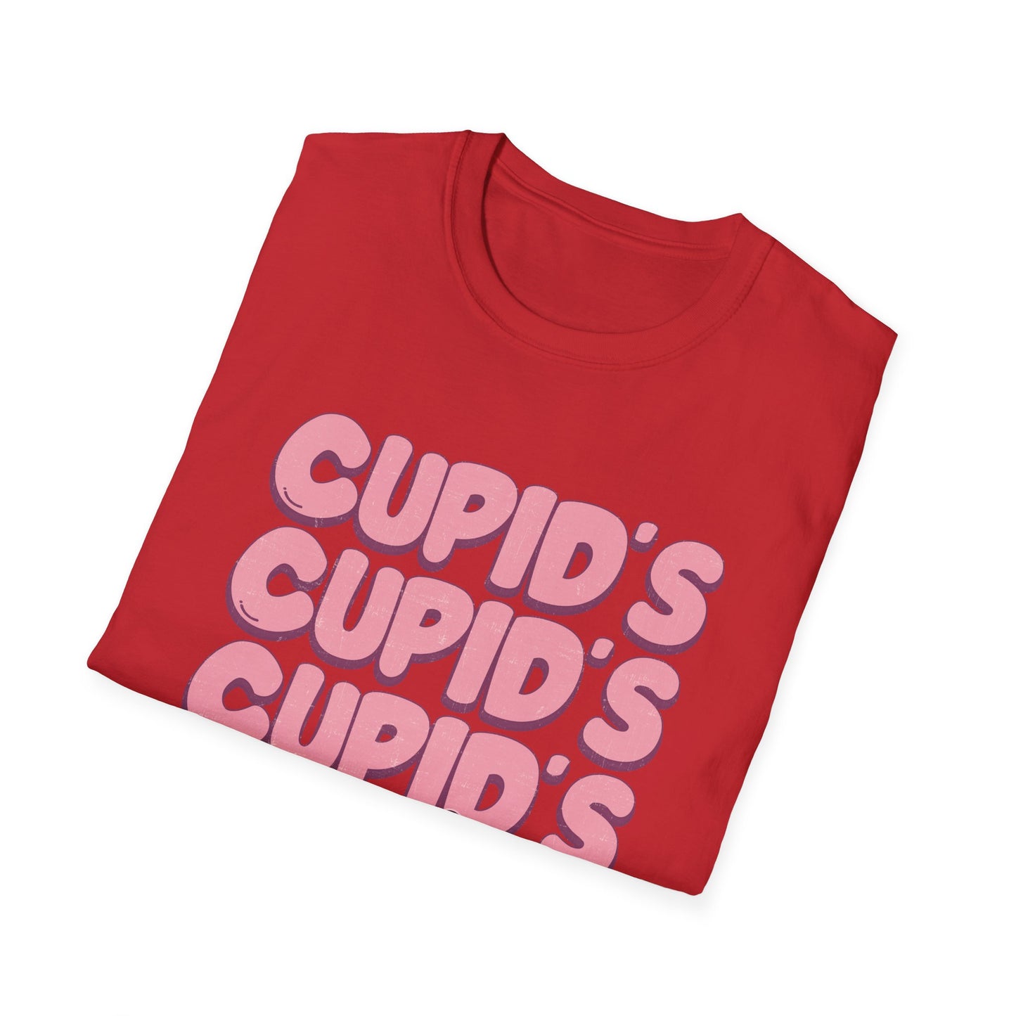 Groovy Cupid's Vibes T-Shirt | Sweet Retro Valentine's Day Love Tee | Adorable Distressed Graphic Gift