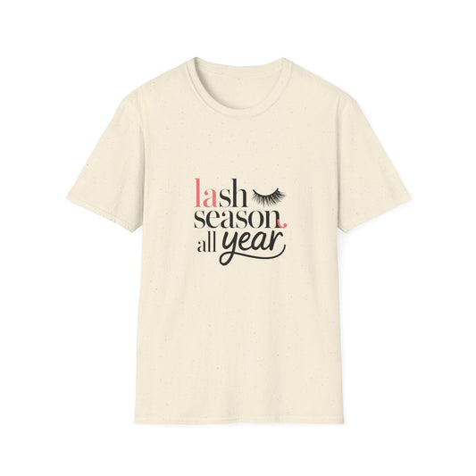 Chic 'La Lashes' Glam T-Shirt | Stunning Beauty & Makeup Artist Tee - Perfect for Lash Lovers!