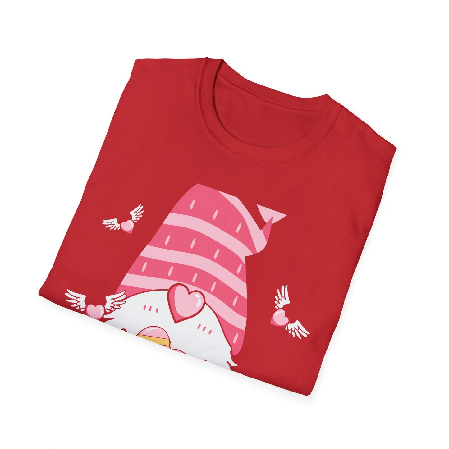 Adorable Valentine's Day Gnome T-Shirt | Sweet Heart Gift Tee for Her & Couples