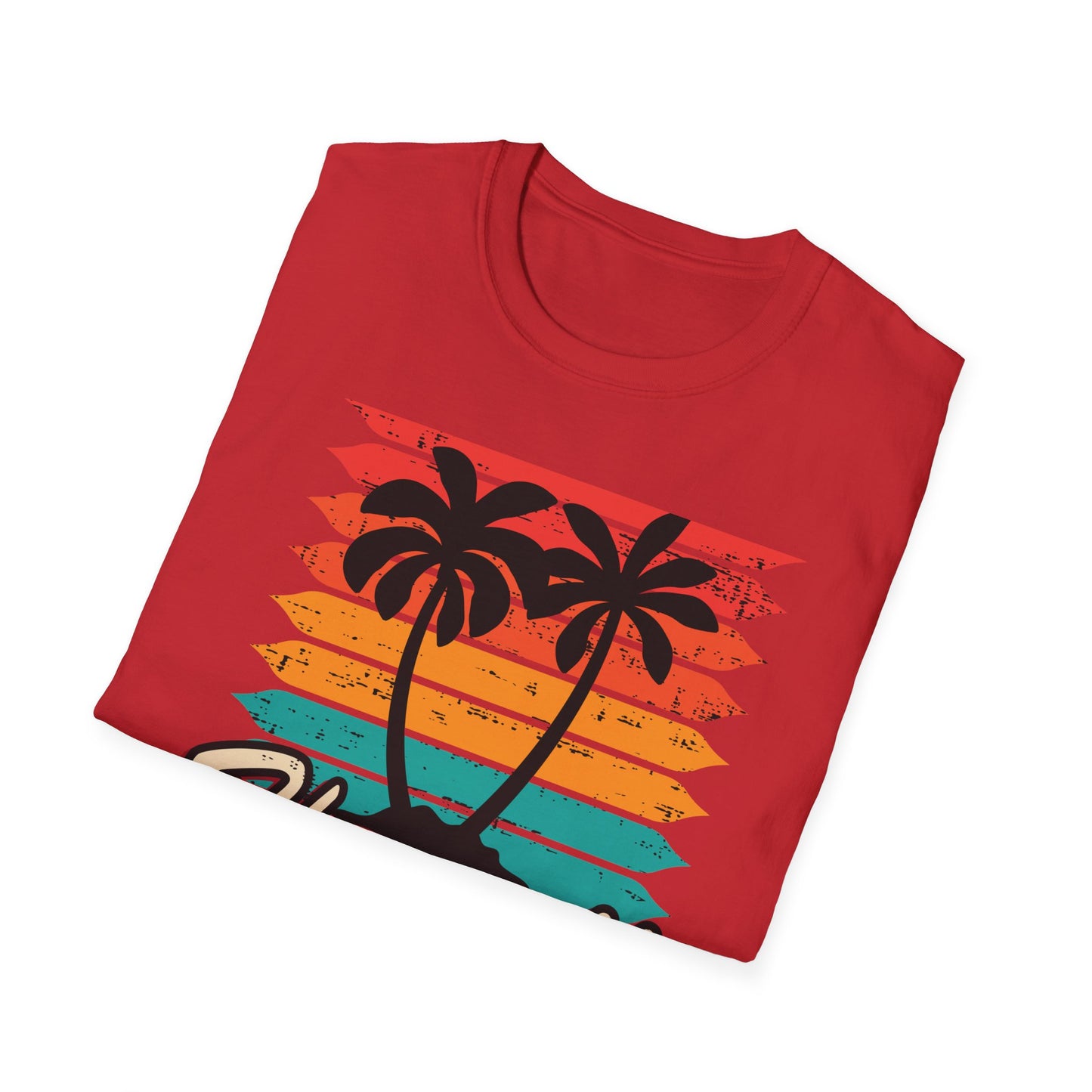 Awesome Vintage Hawaii Surf Session 1987 T-Shirt | Retro Palm Tree Beach Sunset Tee for 80s Style