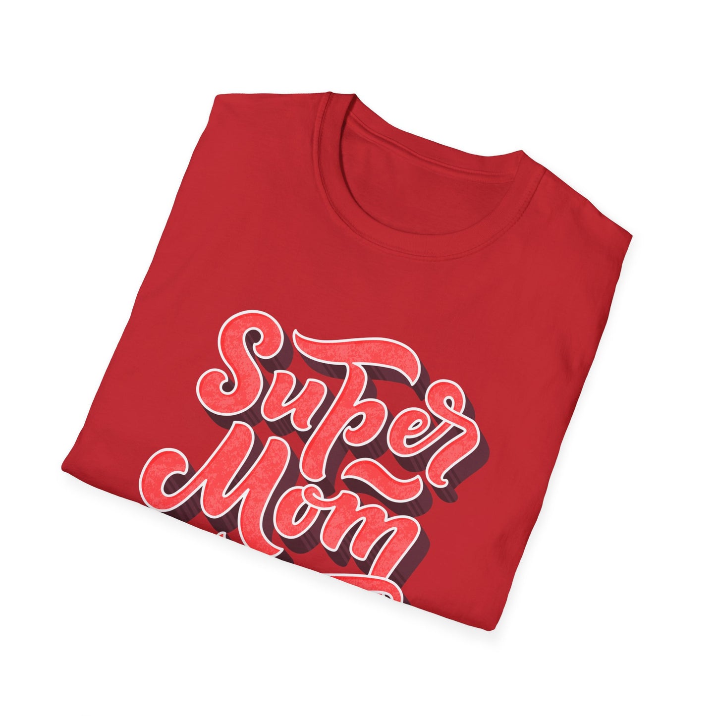 Super Mom T-Shirt | Vibrant Retro Script Tee | Ultimate Mother's Day Gift for Best Moms & Women