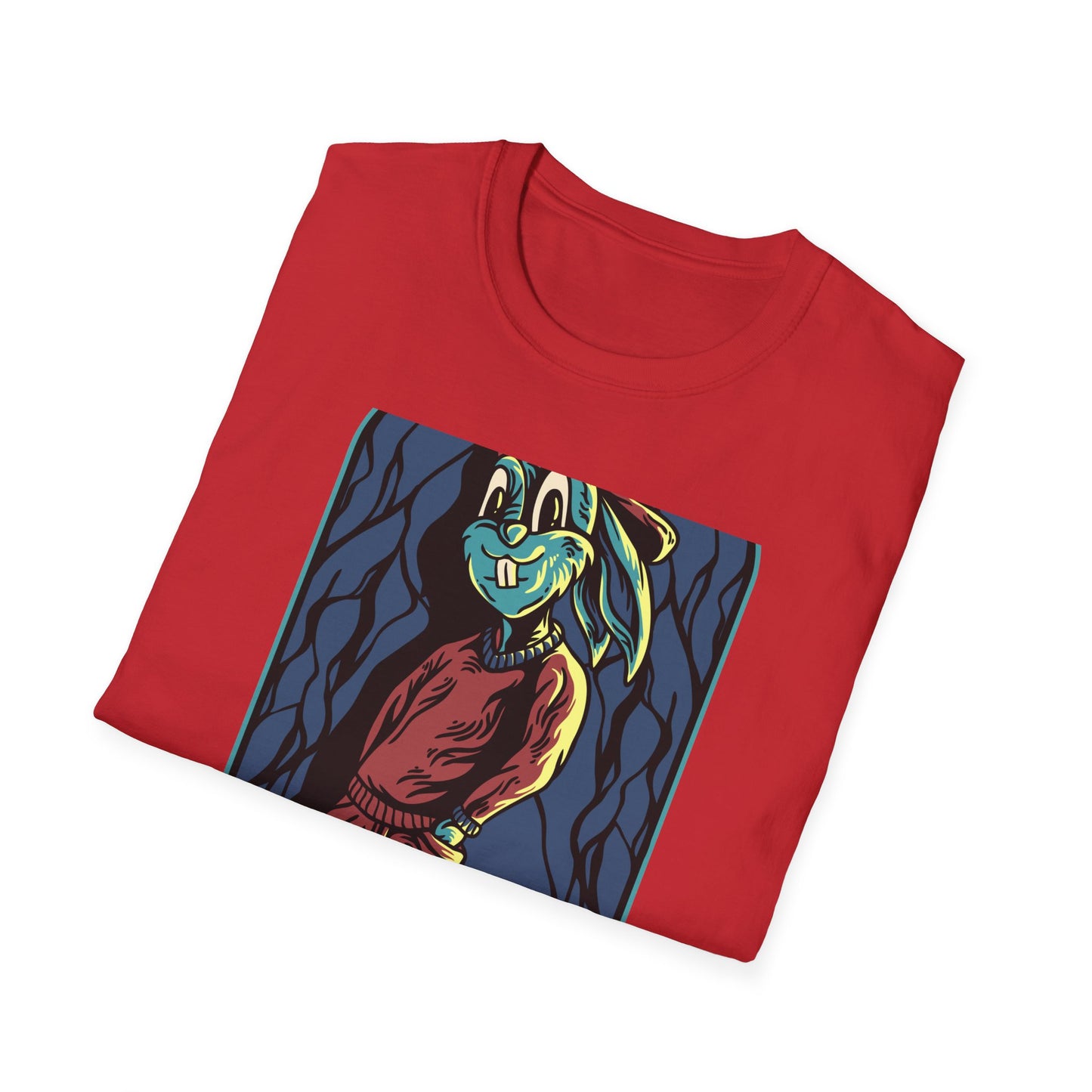 Cool Hip Hop Rabbit T-Shirt | Trendy Streetwear Bunny Tee | Vibrant Urban Animal Design | Unique & Awesome Unisex Apparel