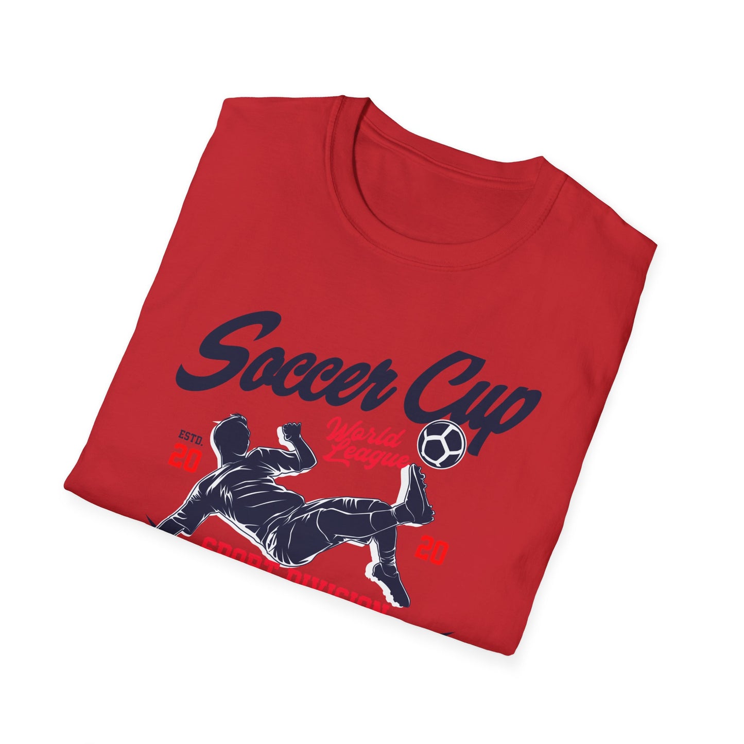Dynamic Soccer Cup World League T-Shirt - Ultimate Sport Division Athletic Tee for Football Fans & Superior Performance