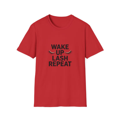 Wake Me Up For Beauty T-Shirt | Dreamy Lashes Graphic Tee | Chic Self-Care Fashion for Her