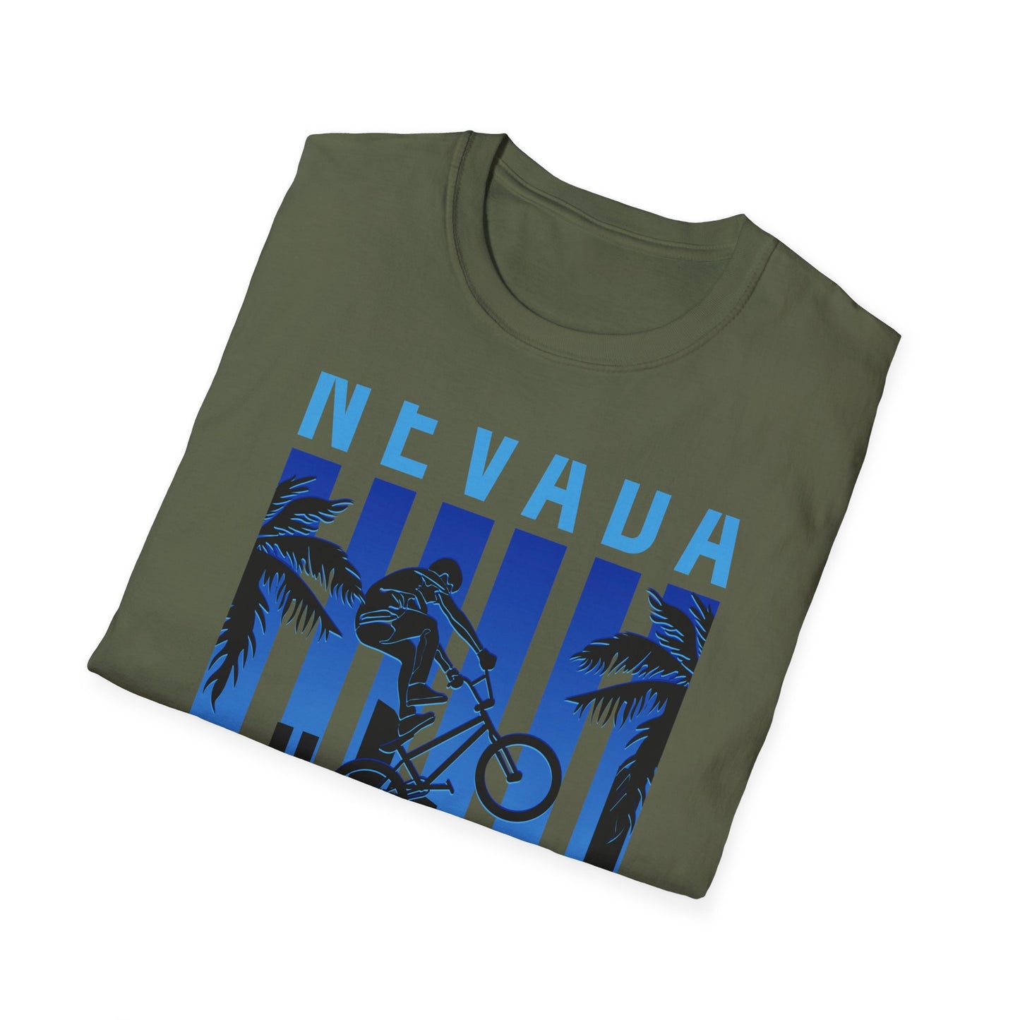 Dynamic Nevada BMX Freestyle Club T-Shirt | Official Est. 2021 Rider Apparel with City & Palm Design