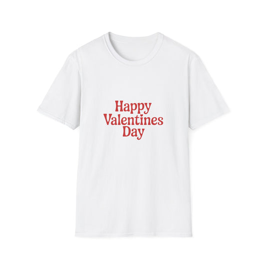 Sweet Happy Valentines Day T-Shirt | Adorable Love Heart Couples Gift Tee | Trendy Romantic Apparel
