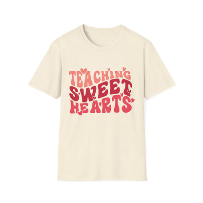 Adorable Teaching Sweet Hearts T-Shirt - Perfect Retro Valentine's Gift for Educators & Teachers