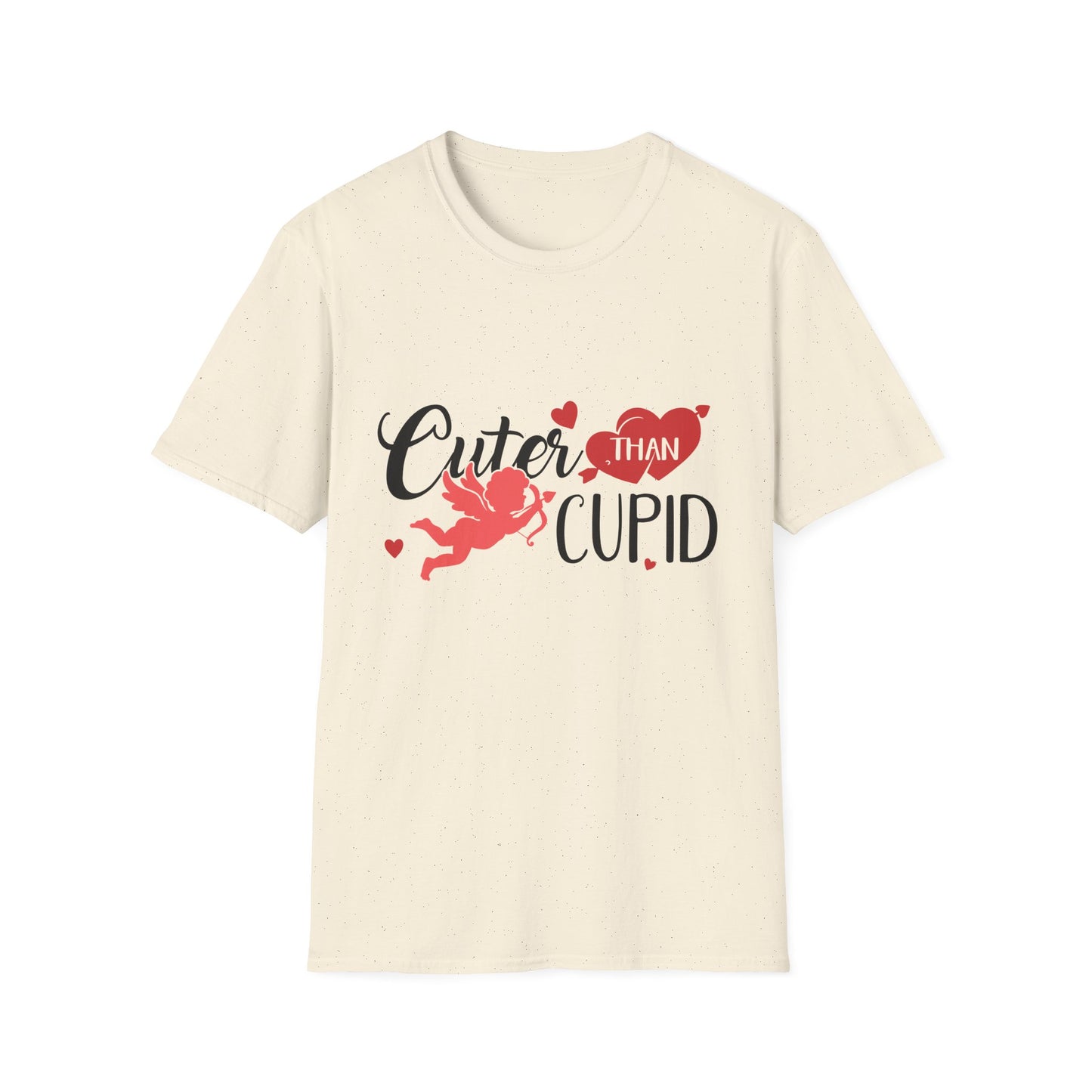 Love You More Than Abstract Funny T-Shirt | Unique Cupid Hearts Valentine's Day Tee | Romantic & Humorous Gift