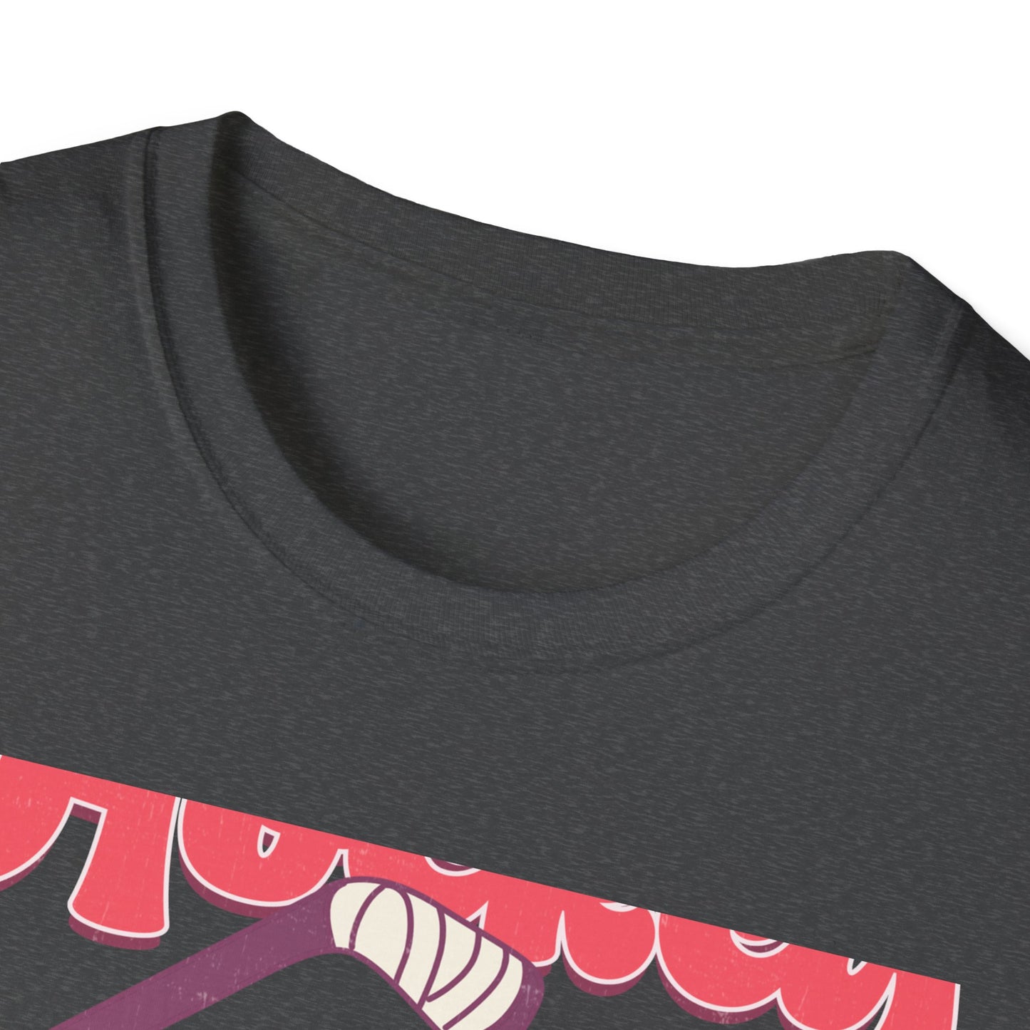 Groovy Hockey Is My Valentine T-Shirt - Cute Retro Heart Hockey Fan Tee - Perfect Valentine's Day Gift for Ice Hockey Lovers