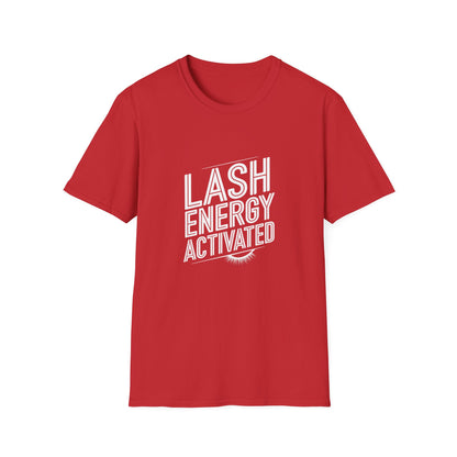Lash Energy Activated T-Shirt | Chic Beauty & Lash Tech Tee | Empowering Style for Makeup Artists & Enthusiasts | Must-Have