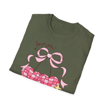 Irresistible 'Love You Cherry Much' T-Shirt | Cute Pink Heart Cherry Tee | Sweet Retro Vibe Valentine's Gift