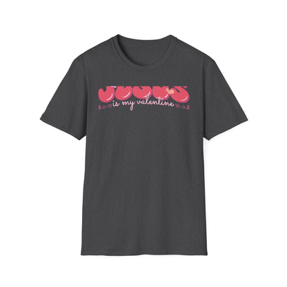 Unique Jesus is My Valentine T-Shirt | Groovy Retro Faith Tee | Sweet Christian Valentine's Day Gift for Her