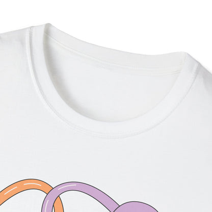 Inspiring 'Be You Not Them' T-Shirt | Retro Heart Self-Love Tee for Women & Teens | Empowering Groovy Style