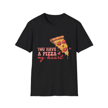 Adorable 'You Have a Pizza My Heart' T-Shirt - Cute Valentine's Day Love Gift for Foodies & Couples