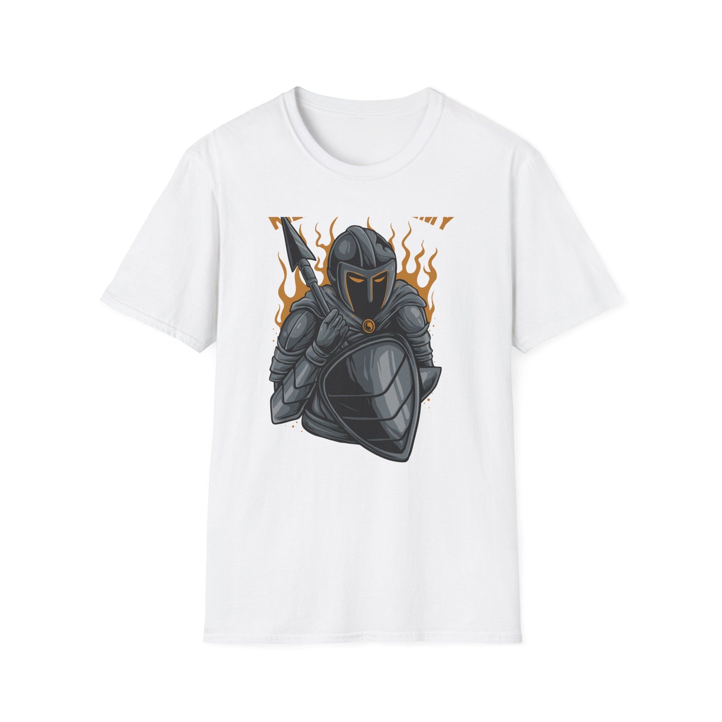 Fierce Armored Warrior T-Shirt - Epic 'Kill Your Enemy' Design for Gamers & Strength Enthusiasts. Unleash Your Power!