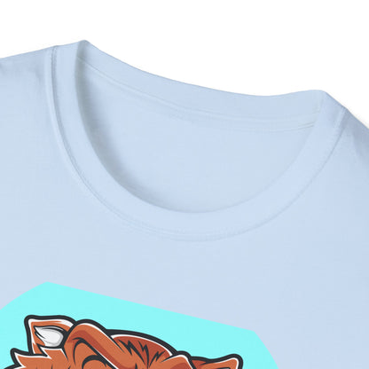 Rad Roaring Tiger Skateboard T-Shirt | Fierce Skater Mascot Graphic Tee for Extreme Style