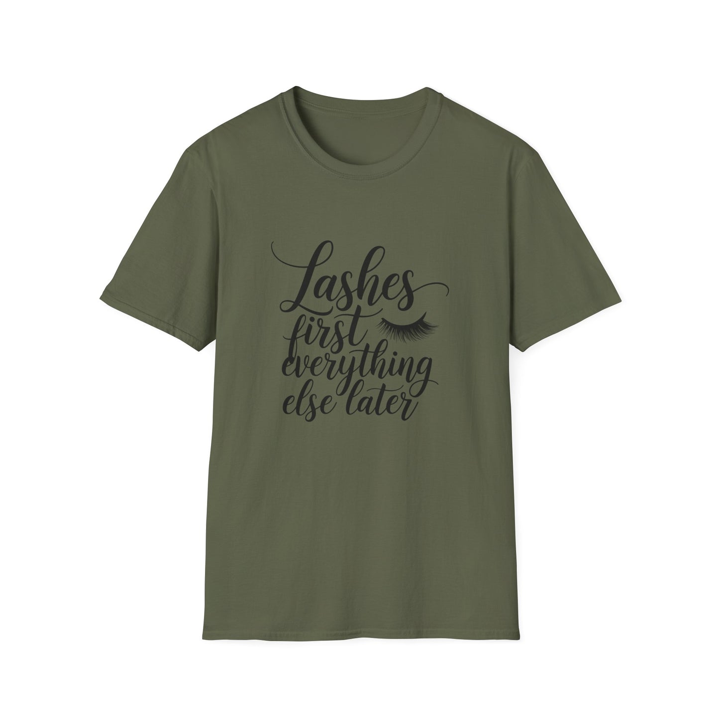 Fabulous Lashes First T-Shirt | Chic Beauty Lover Tee | Makeup Artist Gift | Trendy Lash Tech Apparel Must-Have
