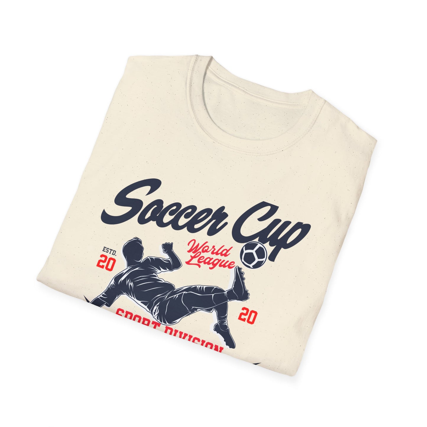 Dynamic Soccer Cup World League T-Shirt - Ultimate Sport Division Athletic Tee for Football Fans & Superior Performance