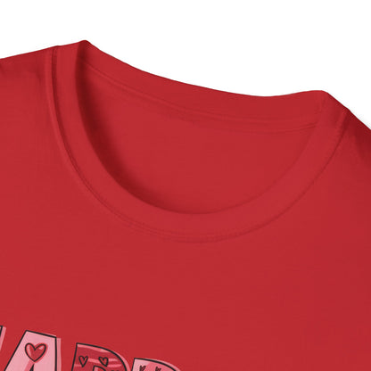 Sweet Happy Valentine's Day T-Shirt | Charming Hearts, Balloons & Gift Design Tee | Perfect for Romantic Celebrations & Love Gifts