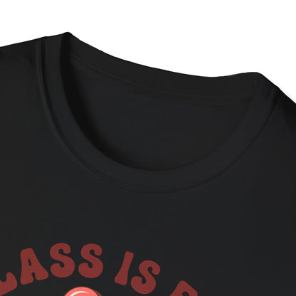 Adorable 'My Class is Full of Sweethearts' Teacher T-Shirt - Retro Valentine's Day Educator Gift - Cute Winking Heart Tee