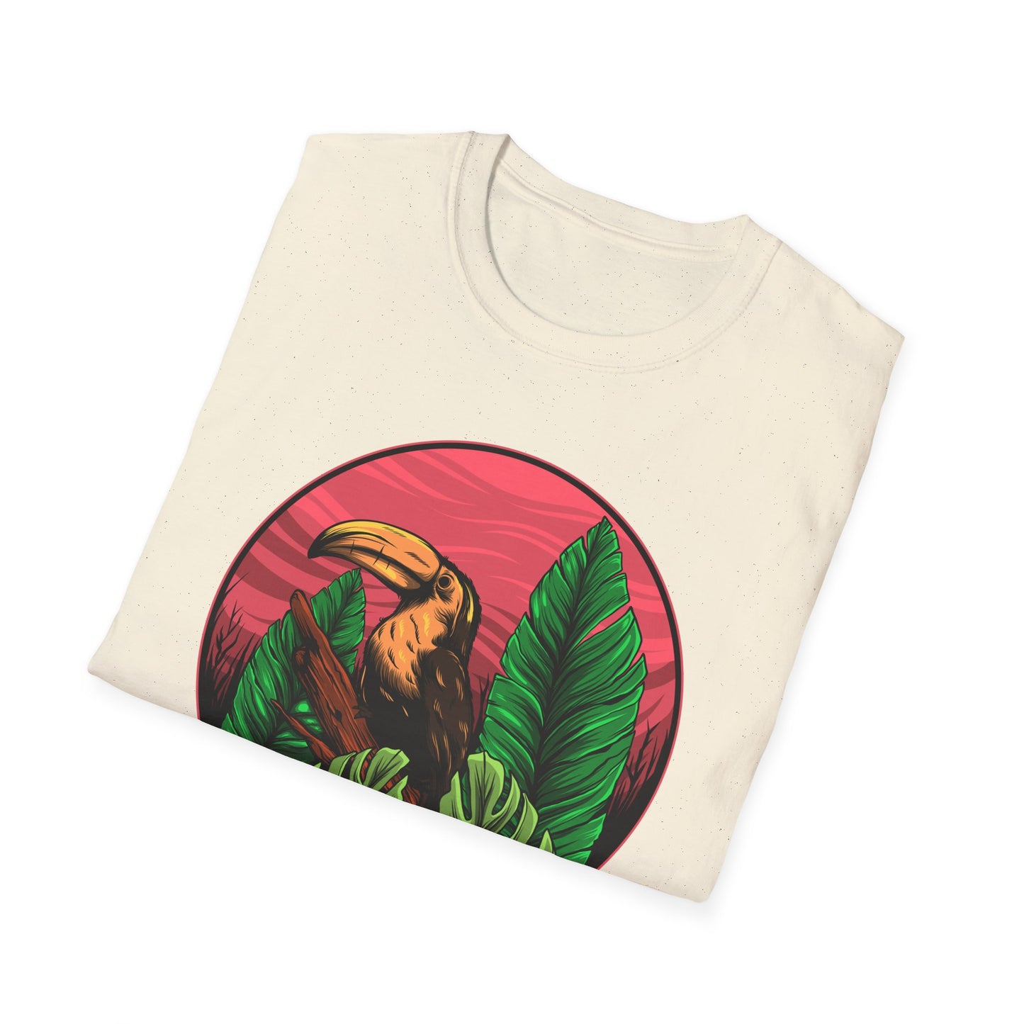 Vibrant Toucan Tropical T-Shirt: Exotic Jungle Bird Tee for Nature Lovers | Stunning Summer Vacation Apparel