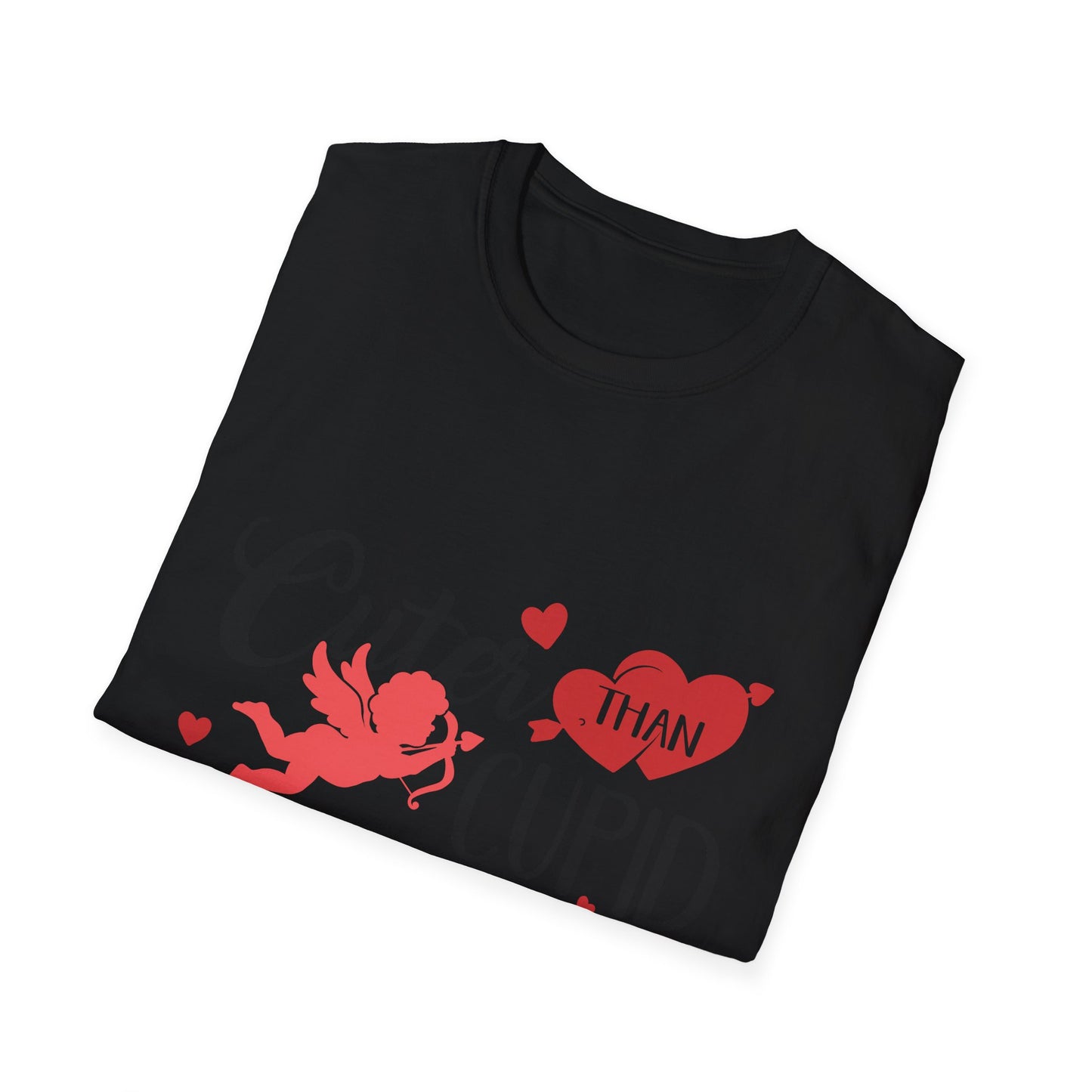 Love You More Than Abstract Funny T-Shirt | Unique Cupid Hearts Valentine's Day Tee | Romantic & Humorous Gift