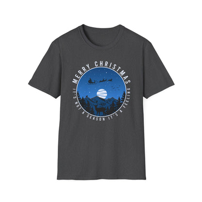 Magical Christmas Feeling T-Shirt | Santa, Reindeer & Winter Wonderland Tee | Festive Holiday Gift | Unique Nature Design