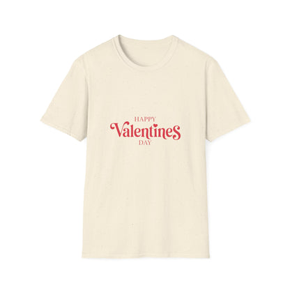 Charming Happy Valentines Day T-Shirt | Romantic Red Heart Love Tee | Perfect Gift for Her, Him & Couples