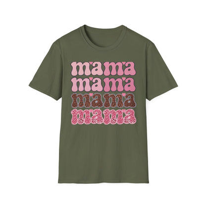 Groovy Mama T-Shirt | Retro Pink & Leopard Print Styles for Trendy Moms | Perfect Mother's Day Gift Tee