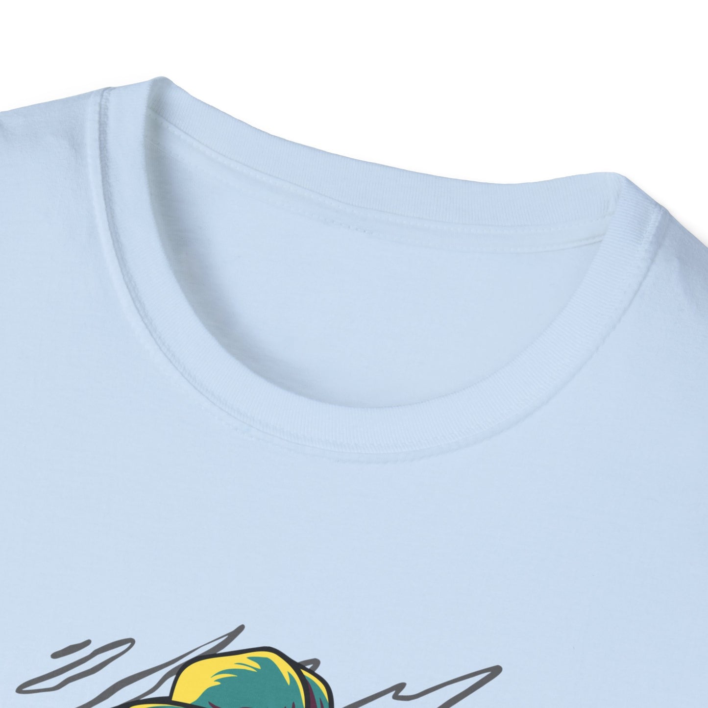 Epic Chili Pepper Baseball Player T-Shirt - Vibrant Cartoon Hot Pepper Tee for Sports Fans | Unique Game Day Apparel